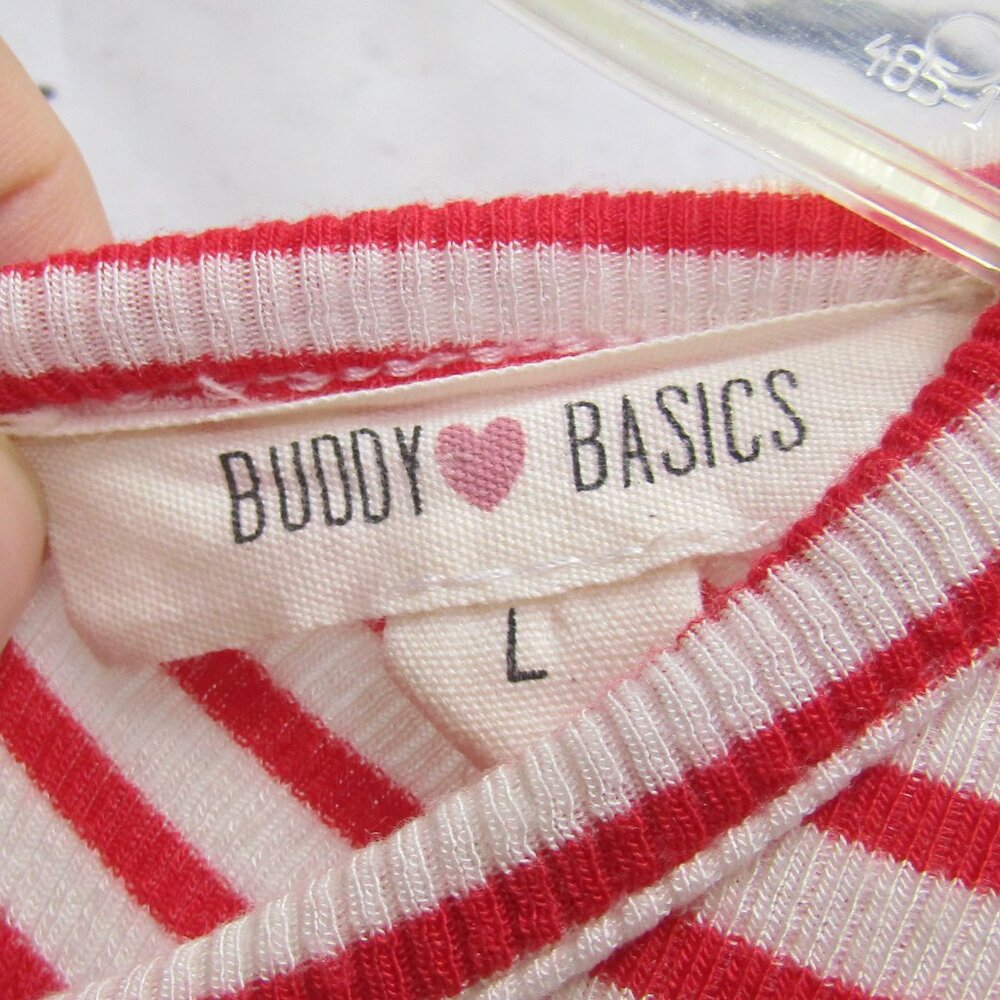 Buddy Basics Striped Open Back Top - Picture 8 of 10